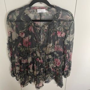 NWOT Zimmerman silk blouse